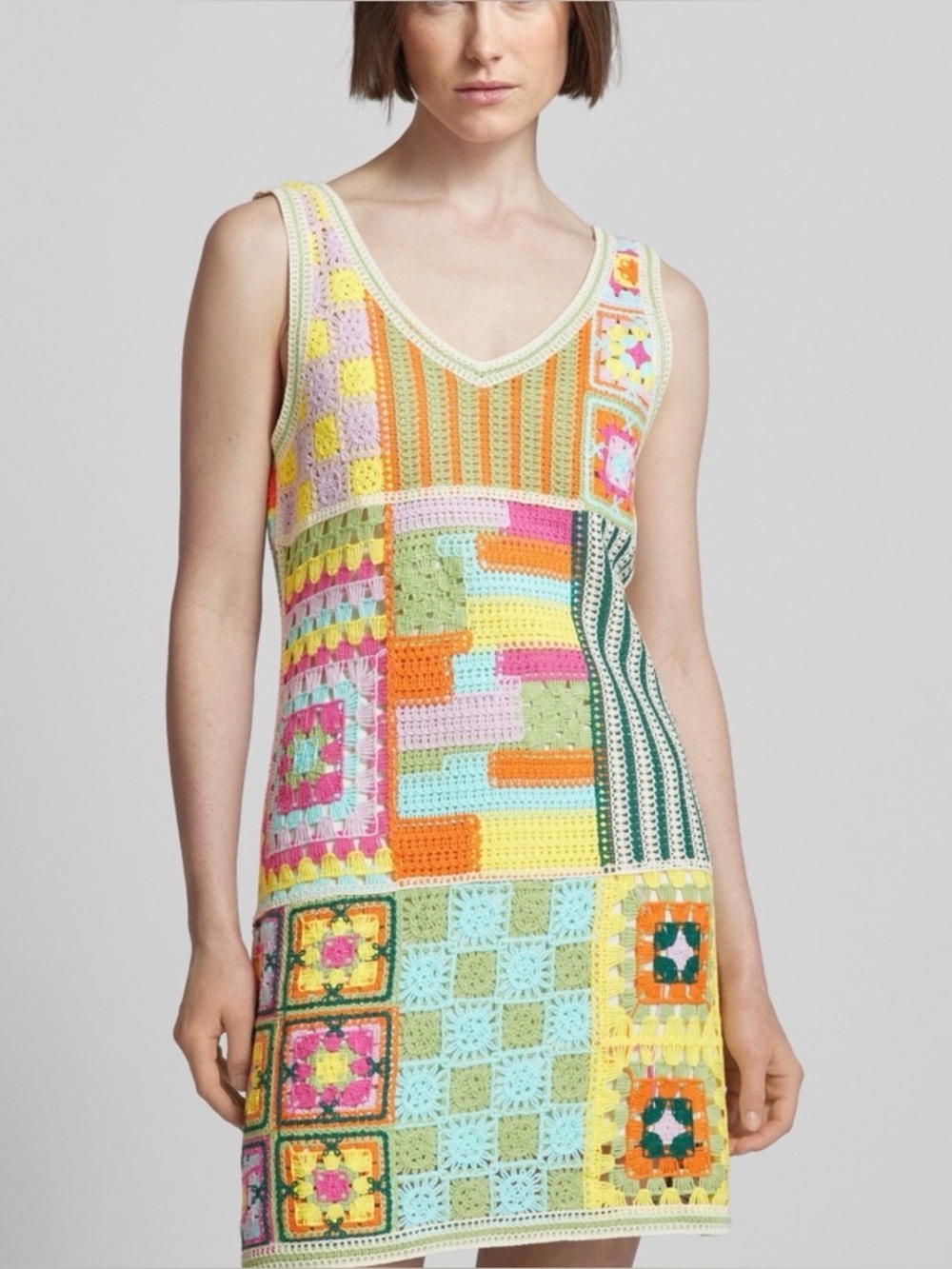 NWT APRICOT crochet dress